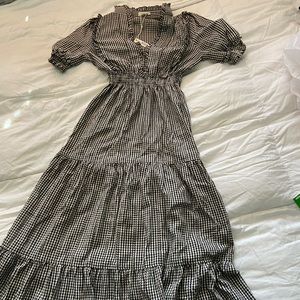 Max Studio - Black and White Gingham Dress